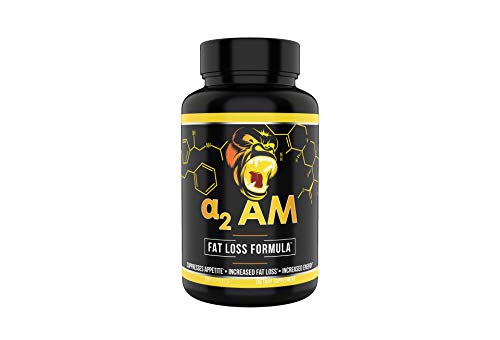 Gorilla Mind A2 Am Fat Burner Capsules – Advanced Fat Loss Formula / Suppresses Appetite, Increased Fat Loss, Increased Energy (120 Capsules) #TOP2