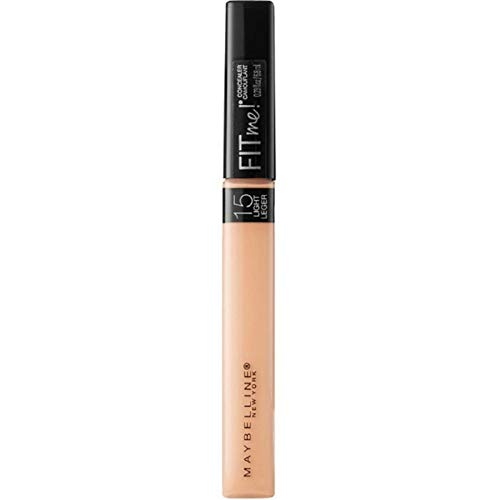 Maybelline New York Fit Me! Concealer, Light [15] 0.23 oz (Pack of 2)