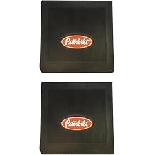 Peterbilt Commercial Trucks PACCAR 24" x 24" X 1/4" MF0012P-FG Heavy Duty Semi Truck Mud Flaps-Set of 2 with Bolt Kit
