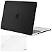 MOSISO MacBook Pro 13 Case 2018 2017 2016 Release A1989/A1706/A1708, Plastic Hard Shell Cover with Screen Protector Compatible Newest MacBook Pro 13 Inch with/Without Touch Bar, Black