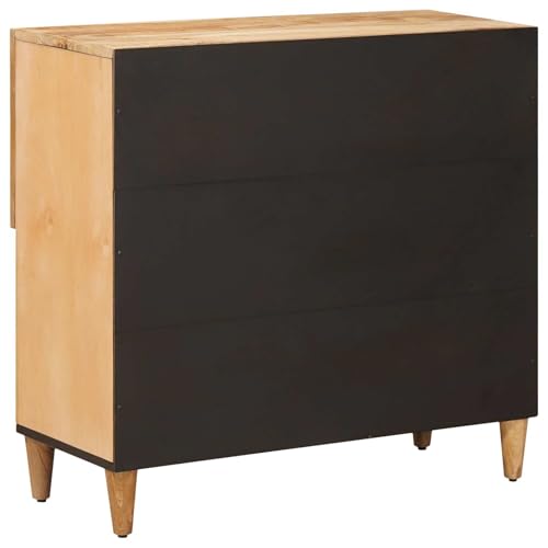 Mueble multimedia marrón con gestión de cables para acabar con el desorden 5