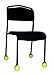 The Classics Chair Sox, Yellow, 4 Count (TPG-230)