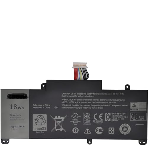 Image of WISTAR 74XCR Laptop Battery Compatible for Dell Venue 8 Pro 5830 T01D T10D-5830 Windows VXGP6 X1M2Y Series Tablet 074XCR 0X1M2Y 0VXGP6