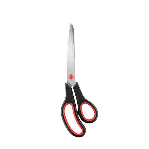 Tesoura de Aço Inox 25cm Cabo Emborrachado, BRW