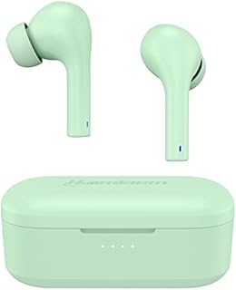Hamlaem Wireless Earphones, Bluetooth Headphones with Wireless Charging Case, Immersive Sound, 30-Hour Playtime, Water Resistance, USB-C Quick Charge, Touch Control (Green)