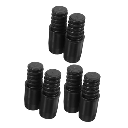 HOMOCONO Plastic Threaded Tip for Broom Handle 6pcs Adapter Tips Screw Design for Easy Installation