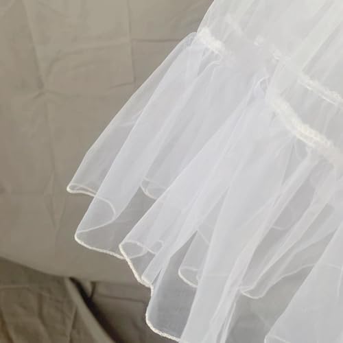 Long A-Line Petticoat Skirts Hoopless Underskirts Slips for Girls H1084