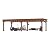 Yardenaler 12 x 20 FT Wooden Pergola, Cedar Wood Gazebo with Flat Roof, Outdoor Garden Shelter with Stakes Included, Patio, Deck, Backyard, Lawn