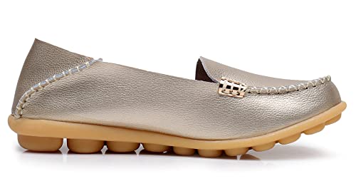Image of VenusCelia Women's Natural Comfort 2 Walking Flat Loafer | Casual Shoes