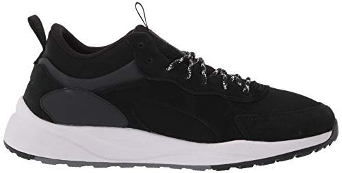 Columbia Men's Pivot Mid Waterproof Hiking Shoe, Black/White, 12