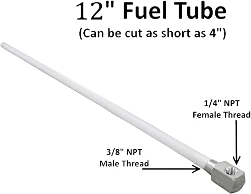 Def 7-0948 Fuel Withdrawal 12 Inch Depth Standard Universal Boat Gas Tank Tube,Adjustable Length Rigid Polyethylene Fuel Tube With Strainer #TOP2
