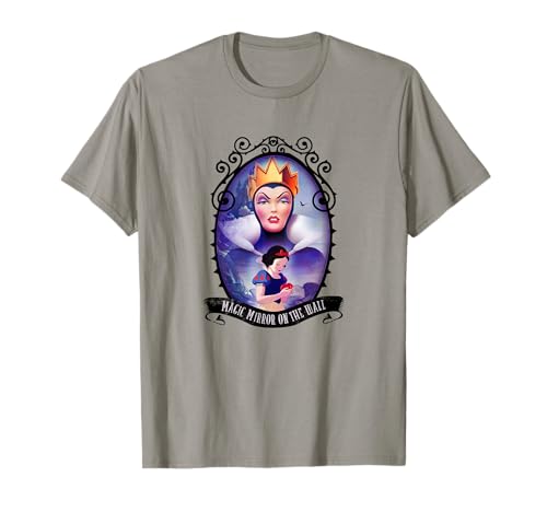 T-shirt Disney Blanche-Neige Magic Mirror imprimé vintage coton coupe loose pour adulte