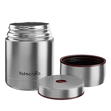 AMAZON - Yelocota Thermos for Hot Food,Wide Mouth Insulated Soup Container,18/10 Stainless Steel Lunch Thermos Food Jar (20, Classical, 1, Original)