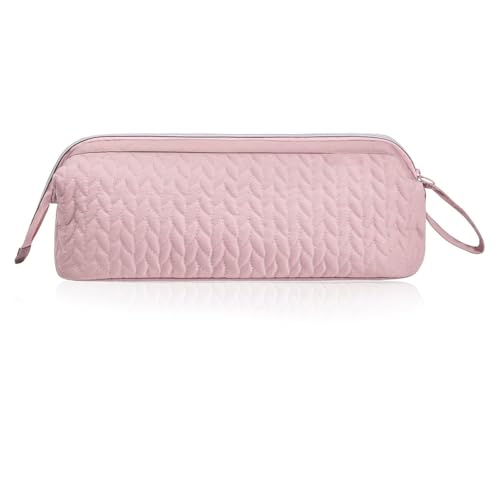 DSXVJHD Travel Storage Bag for Hair Dryer Airwrap Shark Flexstyle Travel Case Portable Hair Tools Storage Case for Hair Dryer Hair Curler Accessories Protection Organizer (Pink)