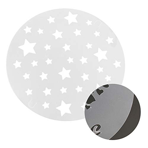 Upmoten 5 stencil decorativi per torte, stampi