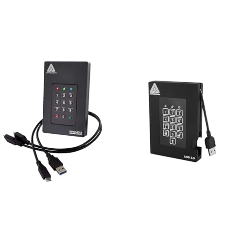 Image of Apricorn 5TB & 2TB FIPS Encrypted USB Drives with PIN Access Bundle