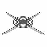 Masuria Topfkreuz für Rauchfreie Feuerschale Alpha 800 - Hergestellt in EU - aus hochwertigem Edelstahl - Perfekt für Camping, Angeltouren