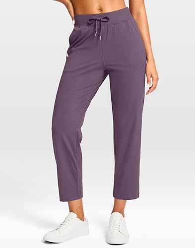 Image of G Gradual Petite Pants for Women 24 inch /26 inch Ankle Pants with 2 Pockets