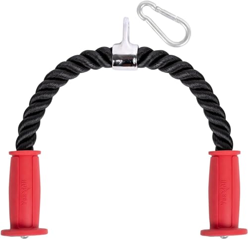 Cuerda de tríceps para máquina de ejercicio y entrenar tus brazos en el gimnasio en casa