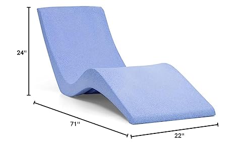 Image of Aqua Outdoors Pool Lounge Chairs, Pool Chairs for in Pool, 9-in Water Depth