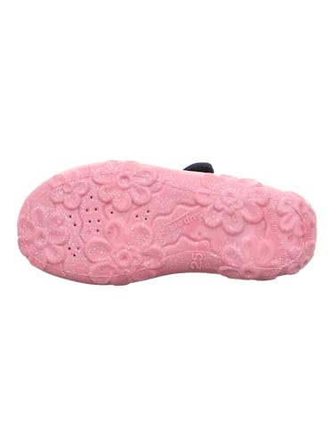 Superfit Mädchen Bonny Hausschuhe, Dunkelblau 8090, 29 EU