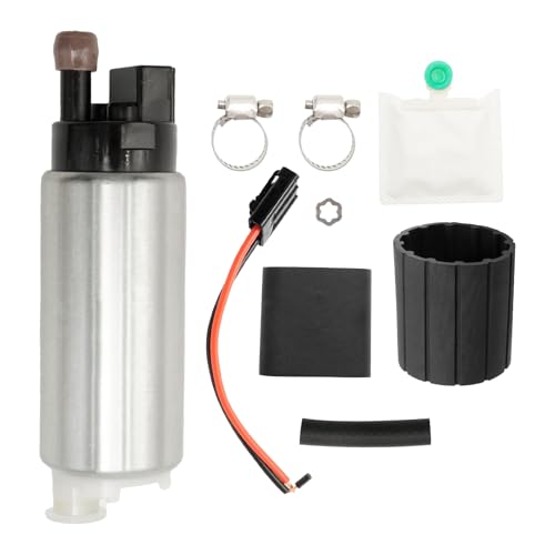 Anxingo 255LPH Electric Fuel Pump Replacement for Walbro GSS342 with Installation Kits