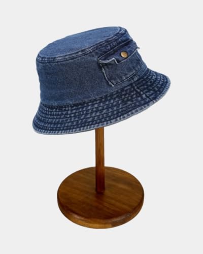 Sombrero Bucket Denim Unisex para Verano y Playa miniatura 4