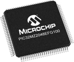 Microchip, PIC32MZ2048EFG100-E/PF, 32 Bit MCU - HS USB - Ethernet - Advanced Analog - PIC32 EF Family Features (no CAN no Crypto)2048Kb Flash - 200MHz - 100-lead TQFP (1 Item/s)