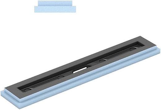 Wedi Fundo Riolito Neo Modular Curbed Shower System - 32 بوصة &times; 5-3/4 بوصة وحدة التصريف