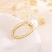 14k Gold Plated Freshwater Pearl Ring, Handmade Adjustable Open Ring for Comfortable Fit, Perfect Gift Idea for Women & Teen Girls