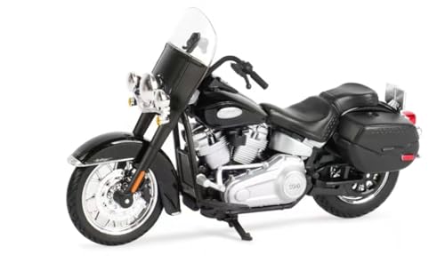 Modelo de motocicleta Harley Heritage Classic 1:18 miniatura 2