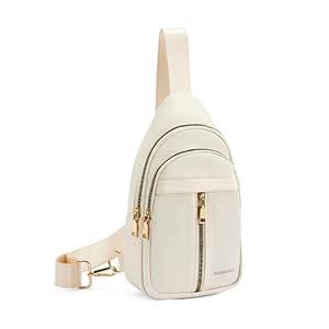 WESTBRONCO Sling Bag for Women Small Nylon Fanny Pack Lightweight Large-capacity Crossbody Bags