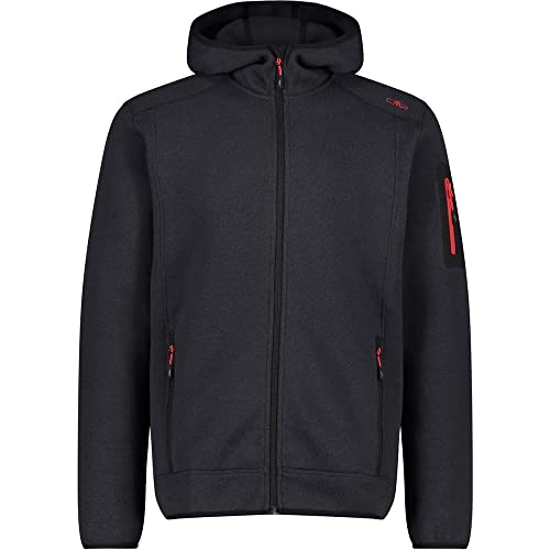 CMP, Man Jacket Fix Hood, Man, Antracite-Ferrari, 60