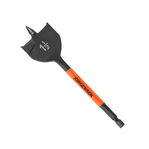 Image of Jorgensen 1-1 /2 inch x 6 inch Spade Drill Bit, 1 /4 inch Hex Shank