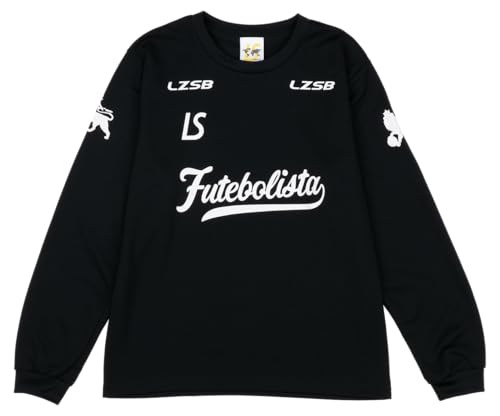[���[�X�C�\���u��] �����v���V���c �����v�� �W���j�A Jr FUTEBOL ZION L/S PRA SHIRT,L2261028 (JP, �g��, 150, �u���b�N/�z���C�g)