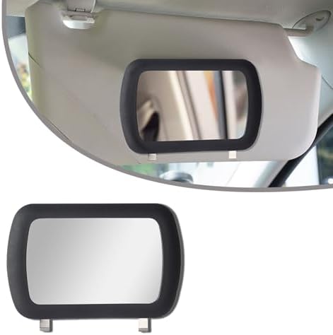 Sun Visor Makeup Mirror Cover For Vauxhall Astra 2009-2015 – Gray Plastic, 13370817 Replacement