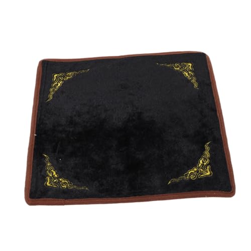 DEARMAMY 1 Pc pantalla de tela estera de pulsera de diseño bordado mostrar joyas cajón encimera slipmat Tapete de exhibición alfombrilla de exhibición antideslizante estera de franela