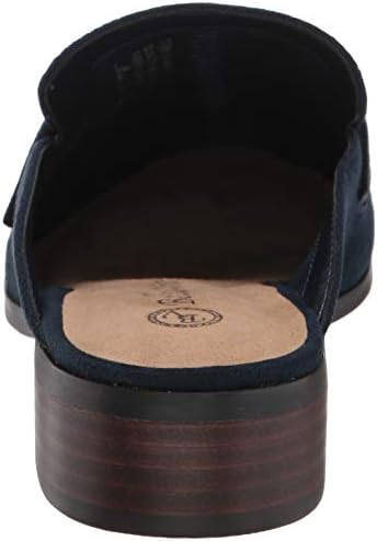 Bella Vita Women's Binx II Loafer Mule Flat, Navy Suede, 12 N US | Image 2