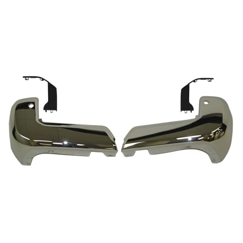 GGDZTMNB Rear Bumper Chrome End Corner Support Cover 4pcs for Toyota for Tacoma 2016-2020 with Hole