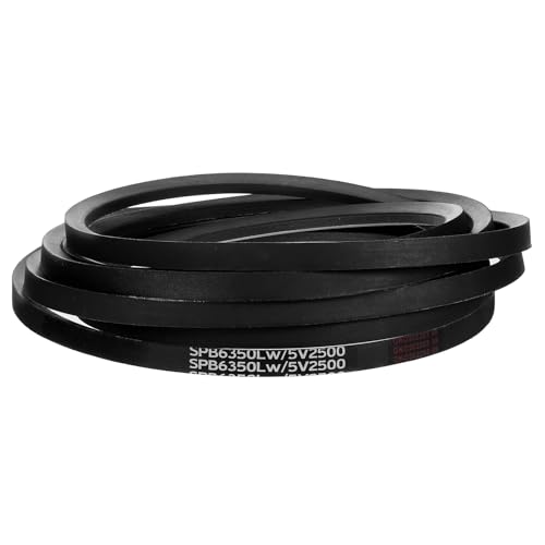 Courroie trapézoïdale 5V2500 noire 635cm pour machine industrielle