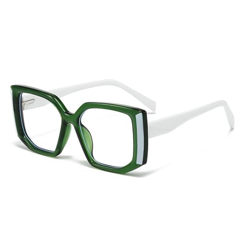 Lunettes plates de couleur rétro pour hommes et femmes au style tendance