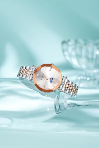 Image of Giordano Premium Watch for Women - Elegant Round Cut Glass Dial with Stainless Steel Strap & Quartz Movement