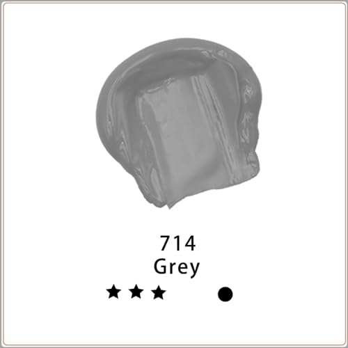 Image of Artecho Acrylic Paint, 500 ml, Grey, Acrylic Paint, Canvas, Fabric, Wood, Rock, Paper, Glass.