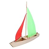 Bateau en bois – fabriqué en bois, durable et sûr, sans danger pour vos enfants. éducatif pour enfants