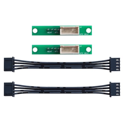 Imdinnogo 3D Printer Accessories Clone Adventurer 5M/ 5M Pro Replacement Parts 2PCS Extruder Hotend Adapter Board and Ca