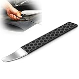 Etre Jeune 4140 Steel Pry Tool, Auto Trim Removal Tool Pry Bar for Vehicle Door Panel, Audio Radio Panel, Dashboard Repair Upholstery Tool, Pack of 1 Black