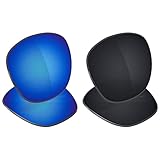 Galvanic Replacement Lenses for Electric Danger Cat Sunglasses - Ice + Black Polarized - Combo Pack