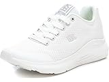 Cierre: Cordones XTI - Zapatilla cierre de cordón para mujer, color: blanco, talla: 40