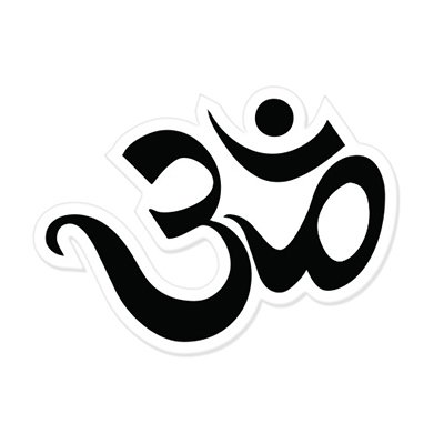 Small Om Sticker