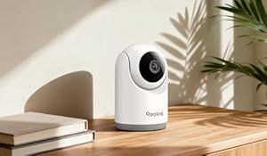 Reolink E321 Überwachungskamera für den Innenbereich, 3MP Auflösung, Pan & Tilt, WiFi 2.4GHz, Smart Person/Pet Detection, Nachtsicht, Zwei-Wege-Audio, Auto-Tracking, drahtlose Installation